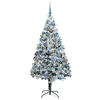vidaXL &Aacute;rvore de Natal Artificial Branco 180 cm PVC, A&ccedil;o e Pl&aacute;stico