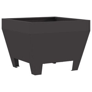 vidaXL Fire Pit Preto 50 x 50 x 38 cm Aço