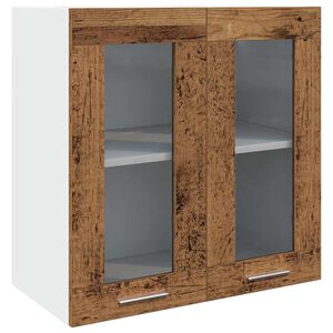 vidaXL Arm&aacute;rio de parede para cozinha com porta de vidro &ldquo;Lyon&rdquo;
