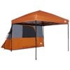 vidaXL Conjunto de Tenda de Camping 2 unid. 4 pessoa Laranja