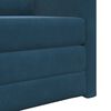vidaXL Sof&aacute;-Cama 60cm Azul Veludo