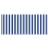vidaXL Toldo Retr&aacute;til Azul e Branco 350 x 250 cm Poli&eacute;ster e Alum&iacute;nio