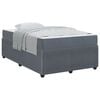 vidaXL Estrutura da Cama Cinza Escuro 120 x 200 cm tecido