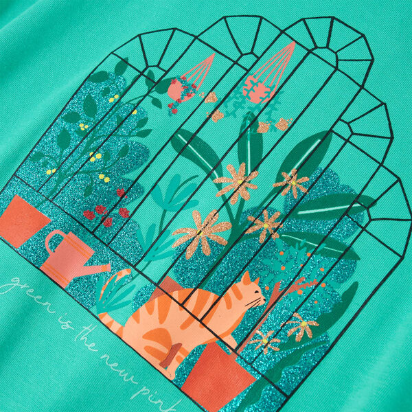 T-shirt infantil menta 140