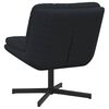 vidaXL Cadeira Relaxante Girat&oacute;ria Preto 63 x 75 x 76 cm Veludo