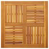 vidaXL Tampo de mesa quadrado 80x80x2,2 cm madeira de ac&aacute;cia maci&ccedil;a