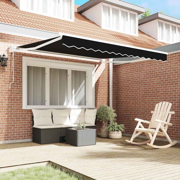vidaXL Toldo Preto 300 x 250 x 165 cm Poli&eacute;ster