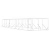 vidaXL Canil de exterior 4x16x2 m a&ccedil;o galvanizado prateado