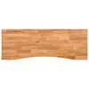 vidaXL Tampo de mesa retangular 140x60x2,5 cm carvalho castanho-claro