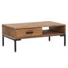 vidaXL Mesa de centro 90x50x35 cm pinho maci&ccedil;o