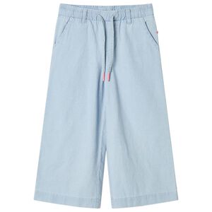 vidaXL Kids'Pants Soft Denim Blue 92 Light Blue 116