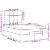 vidaXL Estrutura de cama otomana com colch&otilde;es 120x200 cm veludo rosa