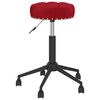 vidaXL Cadeiras de jantar girat&oacute;rias 2 pcs veludo vermelho tinto