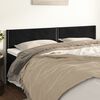vidaXL Cabeceiras preto 160x5x78/88 cm veludo