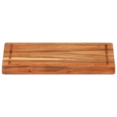 vidaXL Tábua de cortar 35x25x2,5 cm madeira de acácia maciça