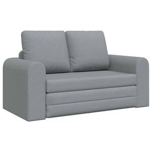 vidaXL Sof&aacute;-Cama Cinzento-claro 148 x 71 x 83 cm tecido