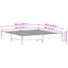 vidaXL Cama sem colch&atilde;o 200x200 cm madeira de pinho maci&ccedil;a branco