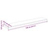 vidaXL Prateleiras de parede suspensas 4 pcs 120x23,5x3,8cm MDF branco