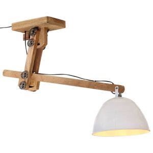 vidaXL Candeeiro de teto 25 W 105x30x65-108 cm E27 branco