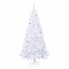 vidaXL &Aacute;rvore de Natal Artificial com 300 LEDs Branco 210 cm PVC e A&ccedil;o