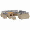 vidaXL Conjunto de Sof&aacute; de Jardim 13 unid. 13-N&uacute;mero de lugares