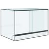 vidaXL Terr&aacute;rio com armazenamento Transparente 60 x 40 x 40 cm Vidro