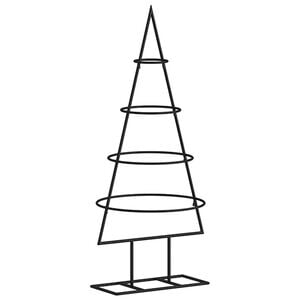 vidaXL &Aacute;rvore de Natal para decora&ccedil;&atilde;o 60 cm metal preto