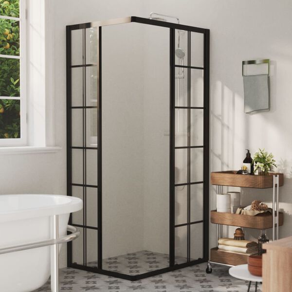 vidaXL Cabine de duche ESG 90x70x180 cm