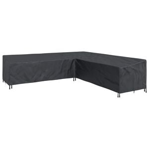 vidaXL Capa para M&oacute;veis 325 x 325 x 80 cm Tecido Oxford 600D Forma L