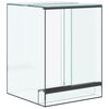 vidaXL Terr&aacute;rio com armazenamento Transparente 30 x 30 x 40 cm Vidro