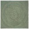 vidaXL Tapetes de &aacute;rea Verde-Azeitona 240 x 240 cm Juta