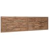 vidaXL Cabeceira de Cama Natural Madeira de Teca S&oacute;lida