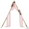 vidaXL Arco de Casamento Marrom Claro 202 x 95 x 254 cm