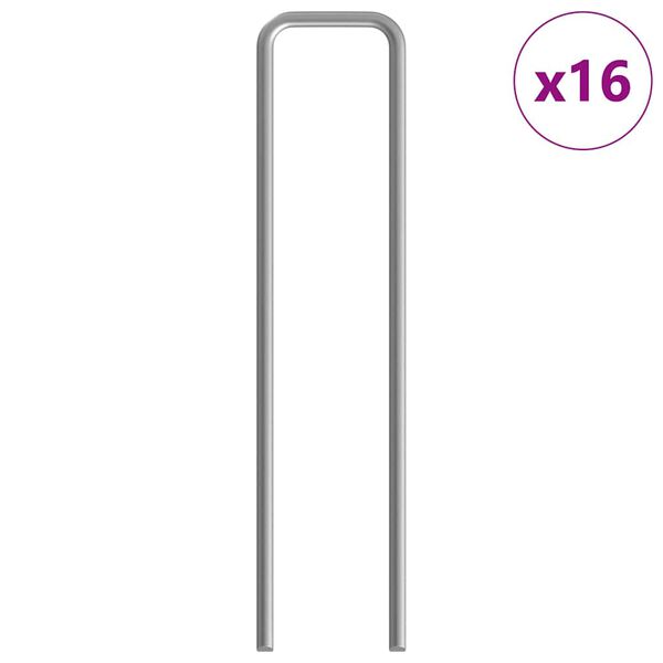 vidaXL Gaiola para Coelhos Prateado 400 x 78 x 78 cm A&ccedil;o Galvanizado