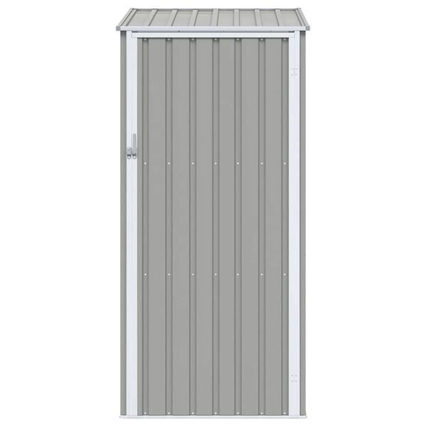 vidaXL Abrigo de jardim 87x98x159 cm aço galvanizado cinzento