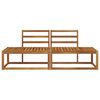 vidaXL Sof&aacute; de Canto Externo 2 Pe&ccedil;a Natural 182,5 x 63 x 73 cm