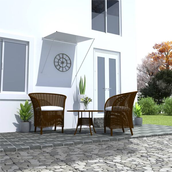 vidaXL Toldo retrátil 100x150 cm creme