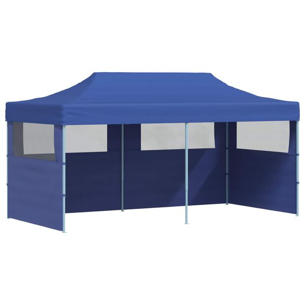vidaXL Tenda de Festa Azul 291 x 580 x 315 cm Tecido Oxford