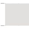 vidaXL Toldo vertical 140x600 cm tecido oxford branco