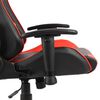 vidaXL Cadeira de gaming girat&oacute;ria PVC vermelho