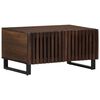 vidaXL Mesa de centro 80x51x40 cm madeira de mangueira maci&ccedil;a castanho