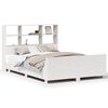 vidaXL Cama sem colch&atilde;o 160x200 cm madeira de pinho maci&ccedil;a branco