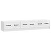 vidaXL Gabinete para TV com gaveta Branco Brilhante 147 x 34,5 x 27 cm