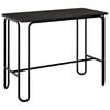 vidaXL Mesa de jantar 100 x 50 x 75 cm Derivados de Madeira Preto