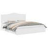 vidaXL Cama com Armazenamento Branco 180 x 200 cm Derivados de Madeira
