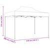 vidaXL Tenda de Festa Azul 280 x 410 x 315 cm Tecido Oxford
