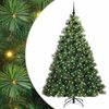 vidaXL &Aacute;rvore de Natal Artificial com 300 LEDs Verde 210 cm PE e PVC