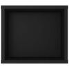 vidaXL Arm&aacute;rio TV suspenso 100x30x26,5 cm derivados de madeira preto