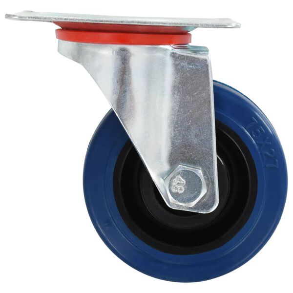 vidaXL Rodas girat&oacute;rias 4 pcs 75 mm