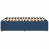 vidaXL Estrutura de cama sem colch&atilde;o 120x200 cm tecido azul